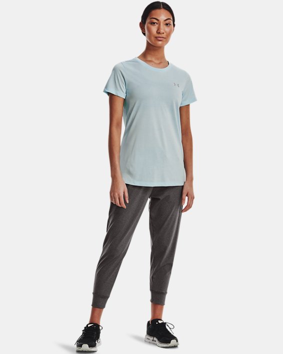 Women's UA Tech™ Twist T-Shirt, Blue, pdpMainDesktop image number 2